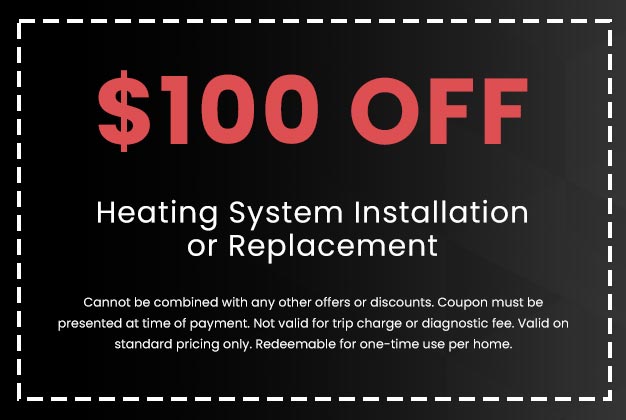 Discount on Heating System Installation or Replacement