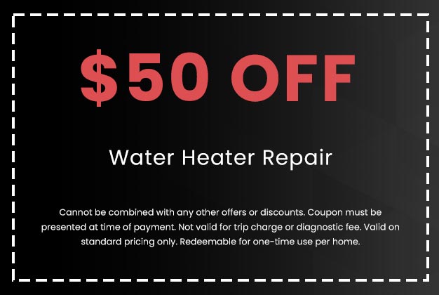 Discount on Water Heater Repair