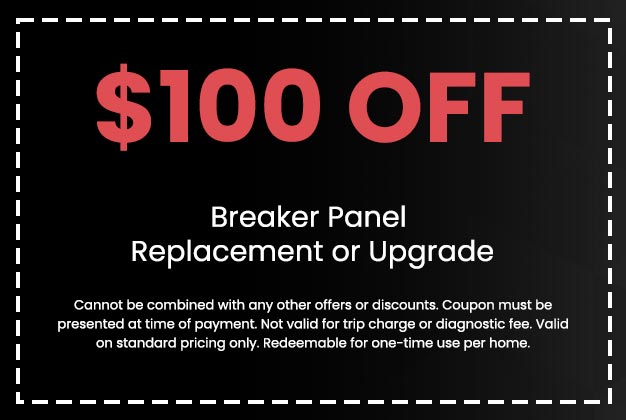 Discount on Breaker Panel Replacement or Upgrade